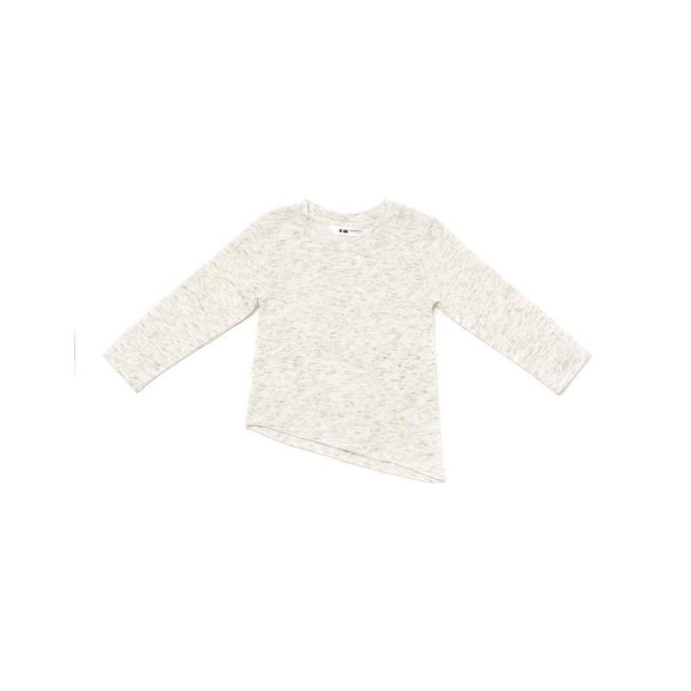 Omamimini Knit long sleeve asymmetrical tee BNWT